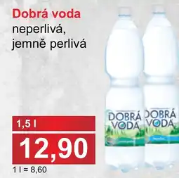 PLUS JIP Dobrá voda neperlivá, jemně perlivá nabídka