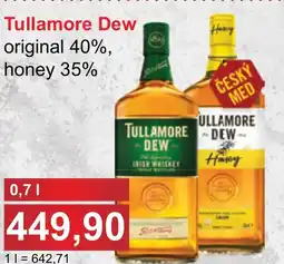 PLUS JIP Tullamore Dew original 40%, honey 35% nabídka