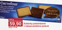 PLUS JIP Sušenky polomáčené v kakaovomléčné polevě nabídka