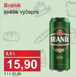 PLUS JIP Braník světlé výčepní nabídka