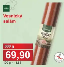 PLUS JIP Vesnický salám nabídka