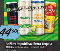 COOP TIP Božkov Republica/Sierra Tequila nabídka