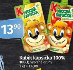 COOP TIP Kubík kapsička 100% nabídka