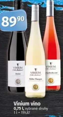 COOP TIP Vinium víno nabídka