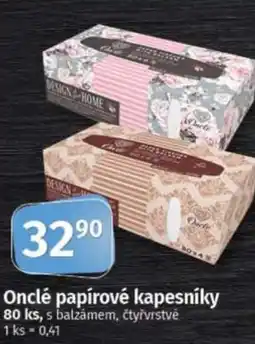 COOP TIP Onclé papírové kapesníky nabídka