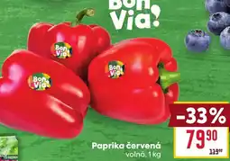 Billa Paprika červená nabídka