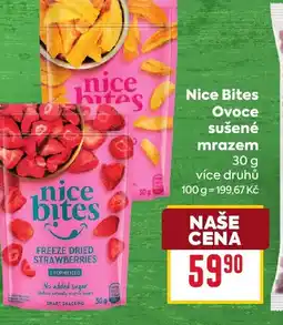 Billa Nice Bites Ovoce sušené mrazem nabídka