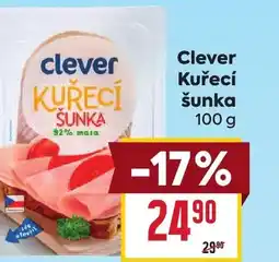 Billa Clever Kuřecí šunka nabídka