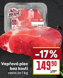 Billa Vepřová plec bez kosti nabídka