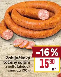 Billa Zabijačkový točený salám nabídka
