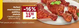 Billa Kuřecí marinované paličky, stehna nabídka