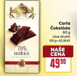 Billa Carla Čokoláda nabídka