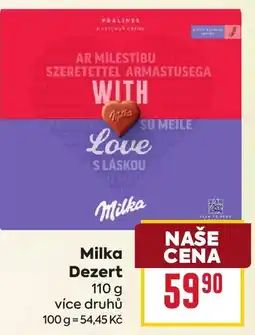 Billa Milka Dezert nabídka