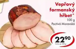 CBA Vepřový formanský hřbet, 10 nabídka