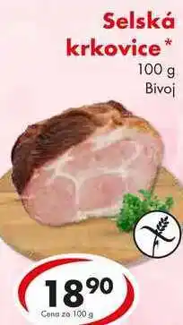 CBA Selská krkovice nabídka