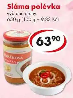 CBA Sláma polévka nabídka