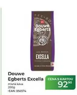 Tamda Foods Douwe Egberts Excella mletá káva nabídka