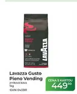 Tamda Foods Lavazza Gusto Pieno Vending zrnková káva nabídka