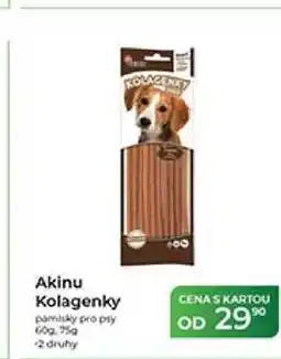 Tamda Foods Akinu Kolagenky pamisky pro psy 60 g, 70 g nabídka