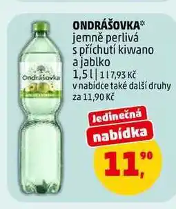 Penny Market ONDRÁŠOVKA jemně perlivá s příchutí kiwano a jablko nabídka