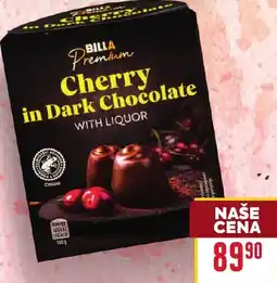 Billa BILLA Premium Cherry in 70% Dark Chocolate nabídka