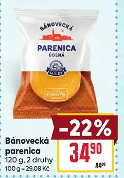 Billa Bánovecká parenica nabídka