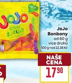 Billa JoJo Bonbony nabídka