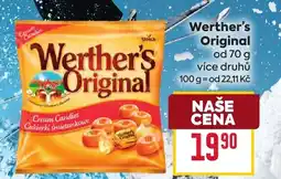 Billa Werther's Original nabídka