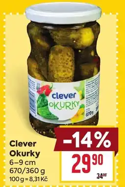 Billa Clever Okurky 6-9 cm nabídka