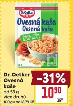 Billa Dr. Oetker Ovesná kaše nabídka