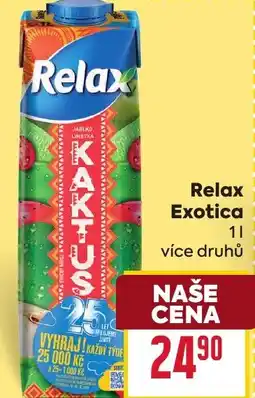 Billa Relax Exotica nabídka