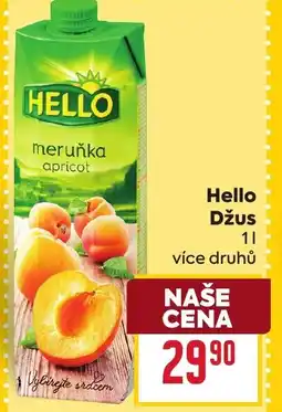 Billa Hello Džus nabídka