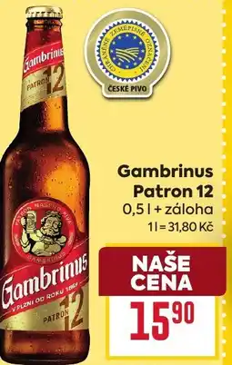 Billa Gambrinus Patron 12 nabídka