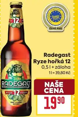 Billa Radegast Ryze hořká 12 nabídka