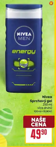 Billa Nivea Sprchový gel nabídka