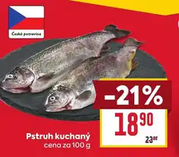 Billa Pstruh kuchaný nabídka