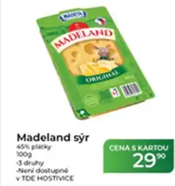 Tamda Foods Madeta Madeland sýr 45% plátky nabídka