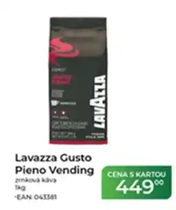 Tamda Foods Lavazza Gusto Pieno Vending nabídka