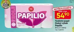 Hruška Toaletní papír Dobrý výběr Papilio nabídka