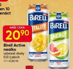 Hruška Birell Active nealko nabídka