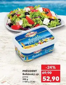 Kaufland Président Balkánský sýr nabídka