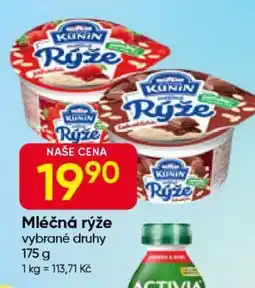 Hruška Mléčná rýže nabídka