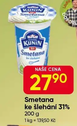 Hruška Smetana ke šlehání 31 % nabídka
