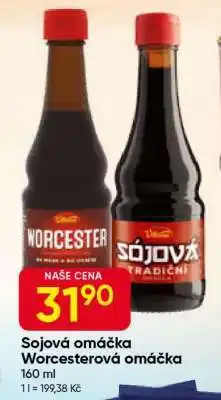 Hruška Sojová omáčka Worcesterová omáčka nabídka
