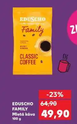 Kaufland EDUSCHO FAMILY Mletá káva 100 g nabídka