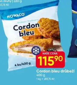 Hruška Cordon bleu drůbeží nabídka