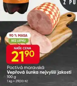 Hruška Poctivá Moravská Vepřová šunka nejvyšší jakosti nabídka