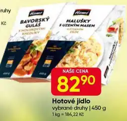 Hruška Hotové jídlo nabídka