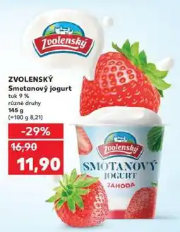 Kaufland Zvolenský smetanový jogurt nabídka
