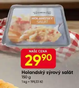 Hruška Holandský sýrový salát nabídka